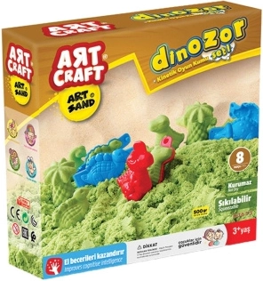 Art Craft arena cinética dinosaurios 500 g