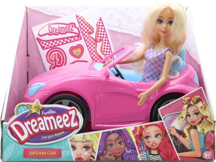 Muñeca con descapotable DREAMEEZ