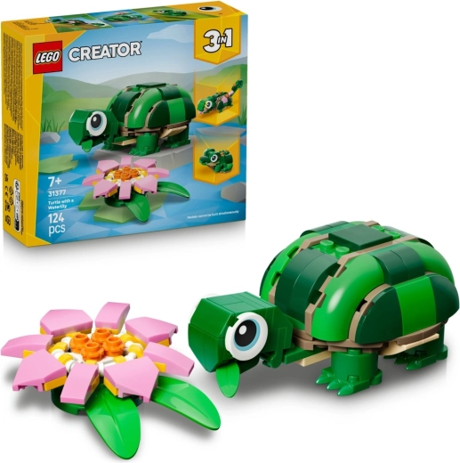 LEGO Creator 3en1 Tortuga con nenúfar