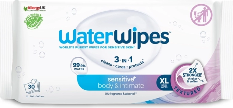 Toallitas húmedas WaterWipes Body & Intimate 30 uds