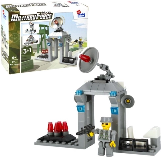 Set de construcción AlleBlox Military 3en1, 97 piezas