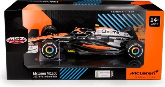 Modelo de coche McLaren MCL60 British GP a escala 1:24