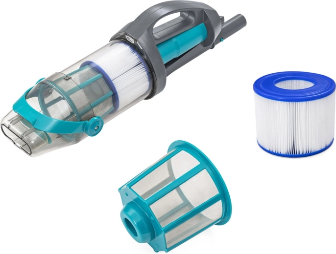 Doble filtración y depósito transparente de 2 l