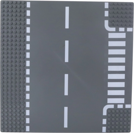 Base de construcción: carretera con paso de peatones 26 × 26 cm
