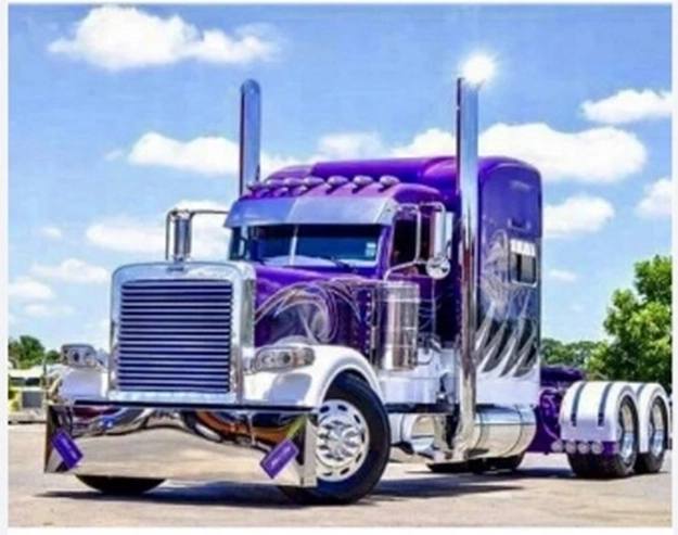 Norimpex pintura por números Camión morado 40 × 50 cm
