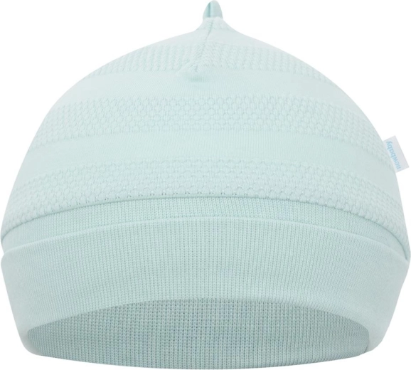 Gorrito con dobladillo más ancho que se mantiene bien