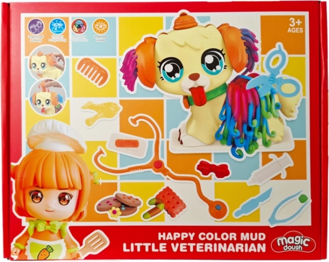 Set de modelado veterinario para niños