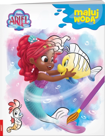 Disney Ariel dibujos para colorear con agua