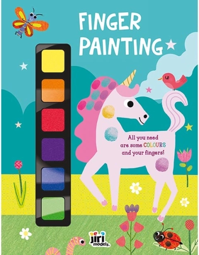 Pintura con dedos Unicornio