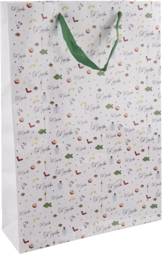 Bolsa de regalo de papel de Papá Noel 32,5 × 10 × 45,5 cm