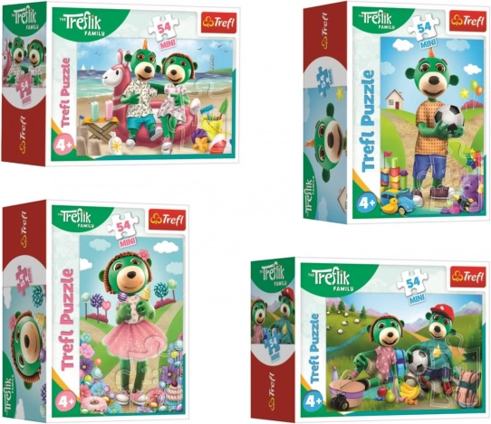 Mini puzzle Treflíci: hermanita, 54 piezas