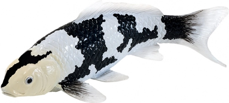 Figura Mojo de carpa koi shiro utsuri