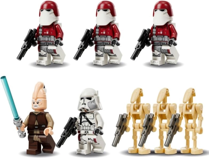 Gran selección de minifiguras y droides