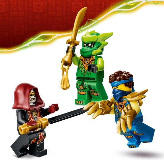 Tres minifiguras NINJAGO