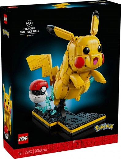 LEGO Pokémon Pikachu y Poké Ball – modelo de coleccionista