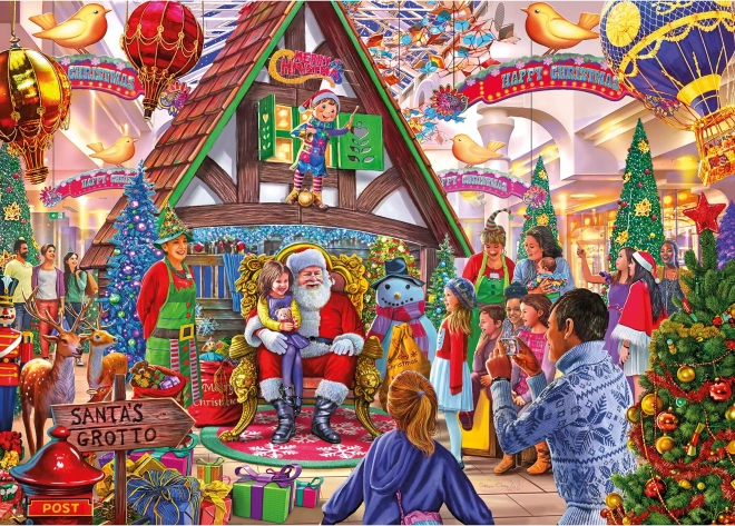 Puzzle GIBSONS Visite a Santa 1000 piezas