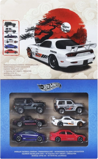 Hot Wheels silver series Streets of Japan – set de cochecitos 1:64