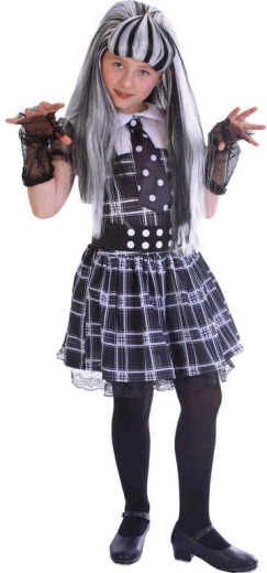 Disfraz de carnaval de monstruo para niñas, talla M (120–130 cm)
