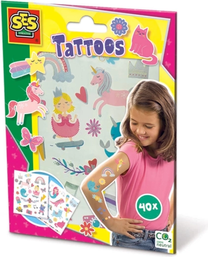 SES tatuajes para niñas 40 unidades