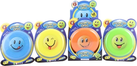 Plato volador con cara sonriente 19 cm