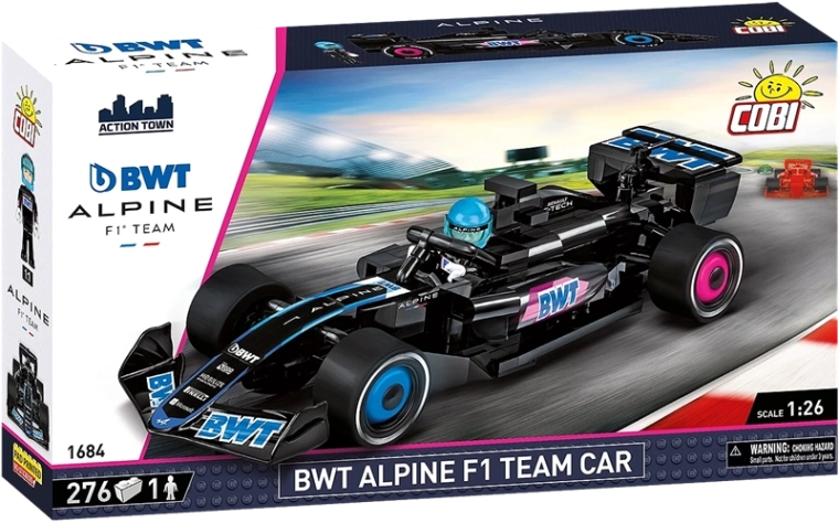 Aspecto auténtico del monoplaza BWT Alpine F1 Team