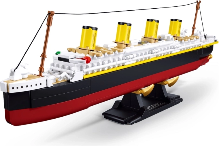 Set de construcción Sluban ModelBricks Titanic a escala 1:700