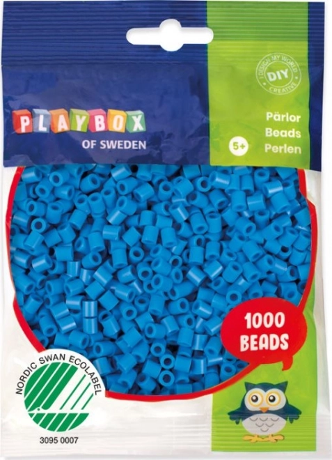 Cuentas para planchar Playbox - azules 1000 uds