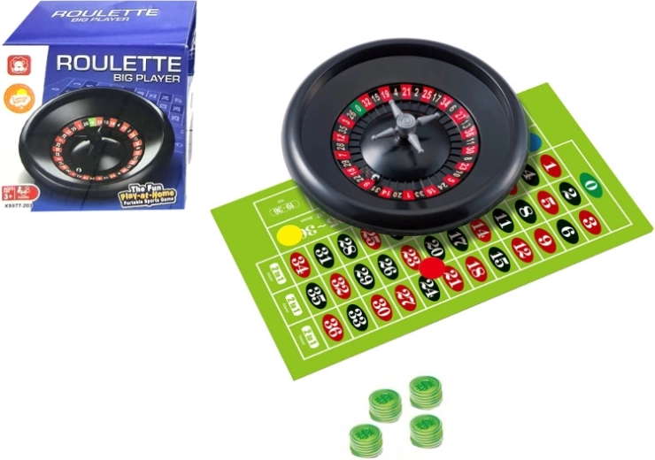 Ruleta en caja – mini ruleta familiar