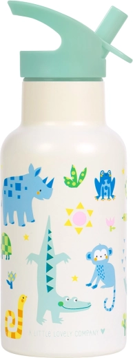 A Little Lovely Company botella de acero inoxidable para beber selva 350 ml