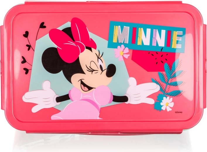 Caja para meriendas MINNIE 1,19 l con cierre de clips