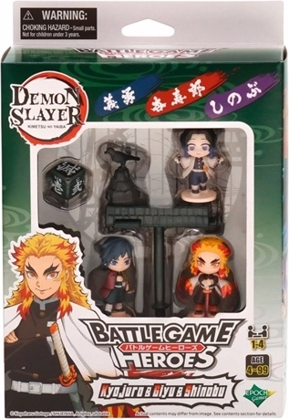 Set de figuras coleccionables Sylvanian Families Demon Slayer con Kyojuro, Giyu y Shinobu