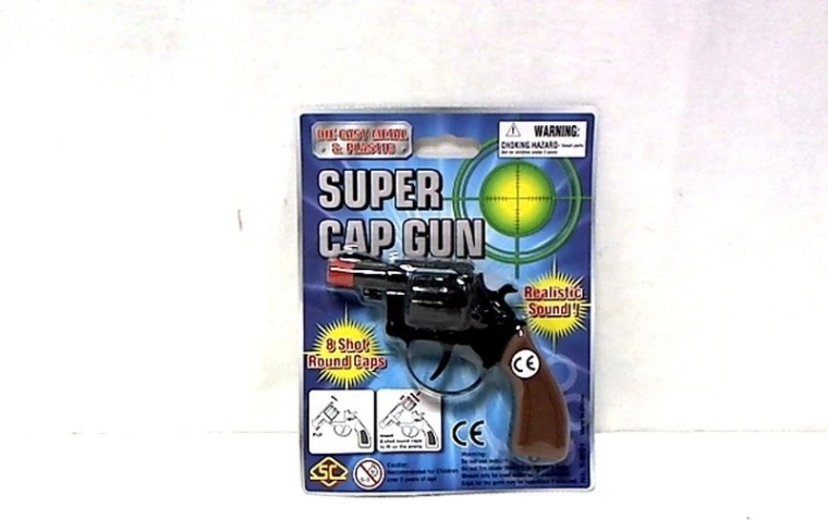 Pistola de fulminantes metálica para niños