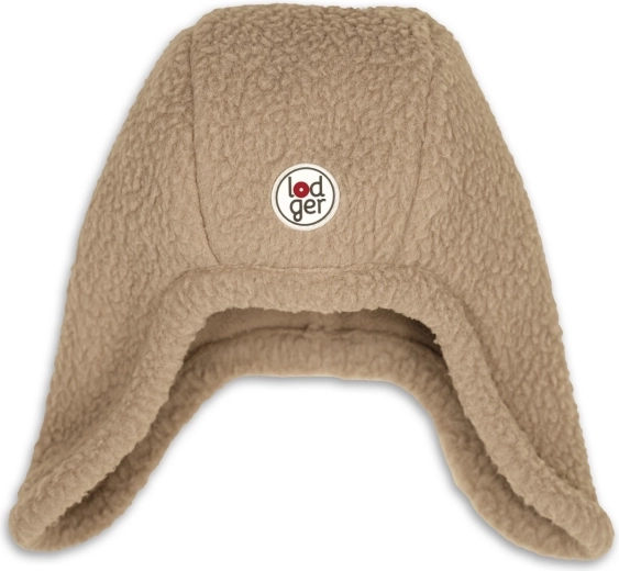 Gorro de invierno de forro polar Lodger Teddy Beige 3–6 meses