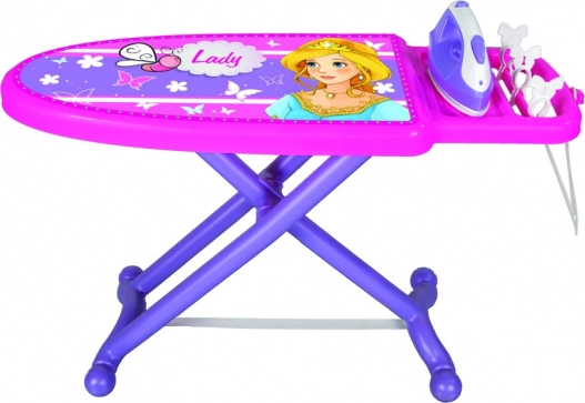 Tabla de planchar con plancha plegable