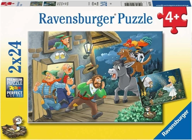 Puzzle de cuentos Ravensburger 2x24 piezas