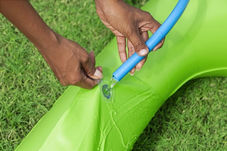 Base estable con cámara de agua