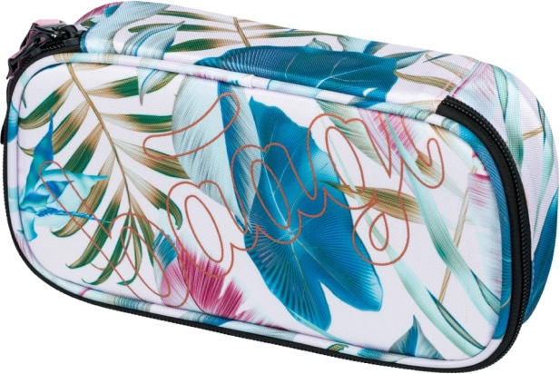 Estuche escolar con hojas tropicales BAAGL