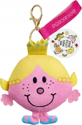Llavero de peluche LITTLE MISS PRINCESS – colgante rosa para llaves y bolso
