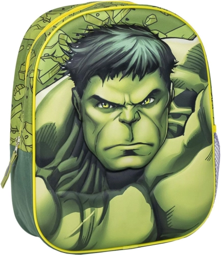 Mochila infantil 3D Marvel Avengers Hulk