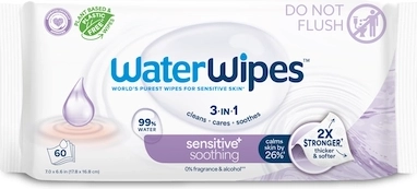 Toallitas húmedas WaterWipes Soothing Clean 3 en 1 60 uds