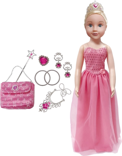 Muñeca princesa andadora de 70 cm