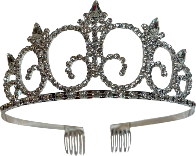 Diadema rosa Diamond Queen
