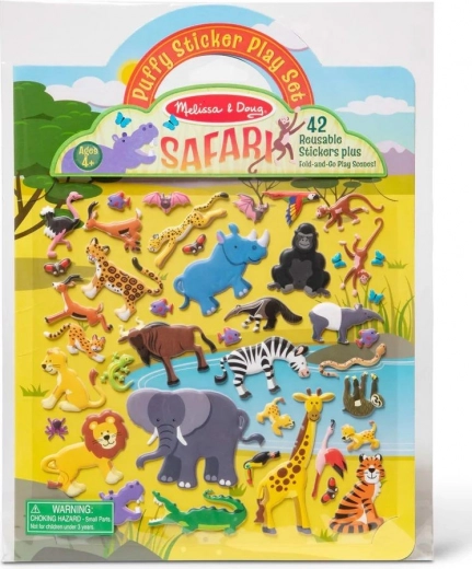 Pegatinas reutilizables - Safari