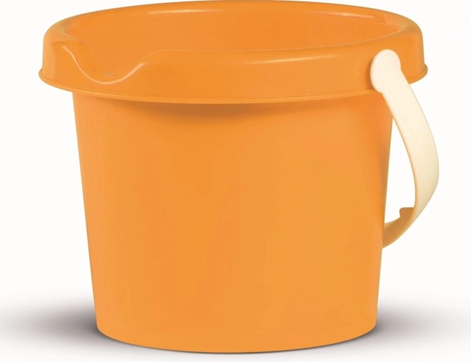 Androni cubo con pico vertedor, diámetro 13 cm, naranja