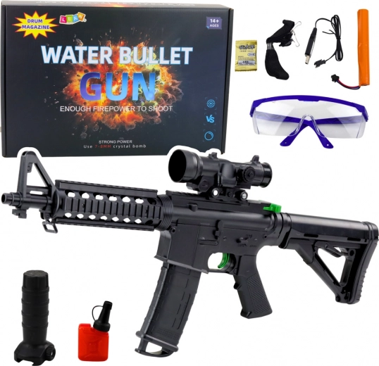Rifle de disparo de bolitas de agua negro 86 cm
