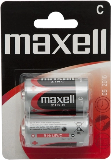 Pilas de zinc Baby C R14 de 1,5 V, 2 unidades