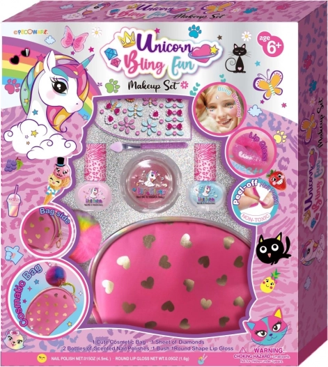 Set de maquillaje y uñas para niños