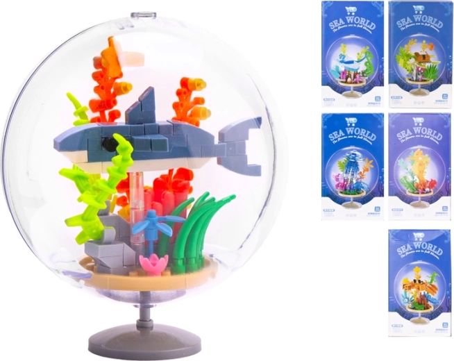 Set de construcción de animales marinos 6 en 1 para niños a partir de 6 años