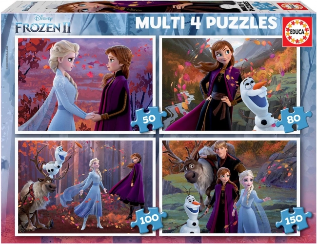 Educa Puzzle Frozen 2, 4 en 1