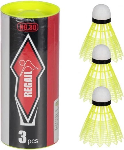 Volantes de bádminton en tubo, 3 unidades